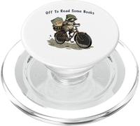 Je pars à la Lecture de Quelques Livres pour Les Amoureux de Raccoon Bike Streetwear PopSockets PopGrip pour MagSafe