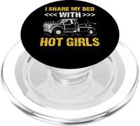 Je Partage Mon lit avec Un opérateur de dépanneuse Hot Girls PopSockets PopGrip pour MagSafe