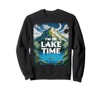 Je Passe Mes Vacances d'été en Famille à Lake Time avec Lakes Squad Sweatshirt