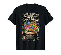 Je Passe Mon Temps Libre avec des houes et des Sacs à poussière | Funny Gardener T-Shirt