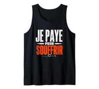 Je Paye pour souffrir Course compétition Running dossard Débardeur
