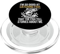 Je pêche tellement bien le poisson qu'ils racontent des histoires à mon sujet PopSockets PopGrip pour MagSafe