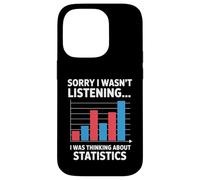 Je pensais à Statistics Funny Data Analyst Coque pour iPhone 14 Pro