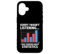 Je pensais à Statistics Funny Data Analyst Coque pour iPhone 16