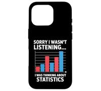 Je pensais à Statistics Funny Data Analyst Coque pour iPhone 16 Pro