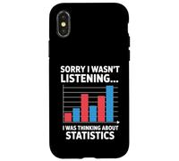 Je pensais à Statistics Funny Data Analyst Coque pour iPhone X/XS