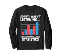 Je pensais à Statistics Funny Data Analyst Manche Longue