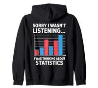 Je pensais à Statistics Funny Data Analyst Sweat à Capuche