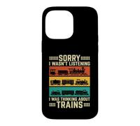 Je pensais aux Trains - Train Lover Railroad Railfan Coque pour iPhone 14 Pro Max