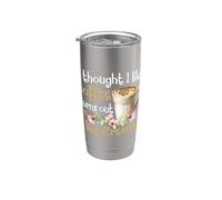 Je pensais que j'aimais le café s'avère que j'aime la crème Gobelet isotherme en acier inoxydable double paroi