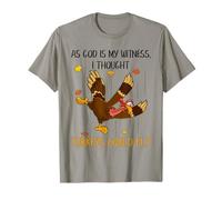 Je pensais Que Les dindes pouvaient Voler Un drôle de Jour de Thanksgiving T-Shirt