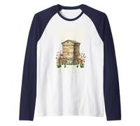 Je Pense à Mes Abeilles Apiculteur Apiculture apicole Drôle Manche Raglan