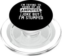 Je Pense à Une Blague sur Une amputée, mais Je suis perplexe, amputée PopSockets PopGrip pour MagSafe