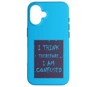 Je pense, donc je suis... Confus. Coque pour iPhone 16