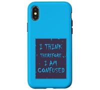 Je pense, donc je suis... Confus. Coque pour iPhone X/XS