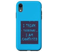 Je pense, donc je suis... Confus. Coque pour iPhone XR