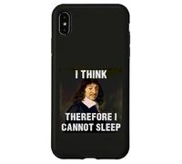 Je Pense Donc Que Je ne Peux Pas Dormir René Descartes Coque pour iPhone XS Max