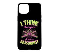 Je Pense Donc Que Je suis bassoniste Coque pour iPhone 15 Plus