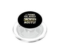 Je Pense par Moi Même Le Plus Souvent Esprit Libre PopSockets PopGrip pour MagSafe