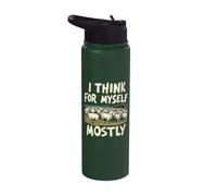 Je Pense Par Moi Même Le Plus Souvent Esprit Libre Stainless Steel Insulated Water Bottle