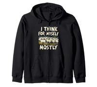 Je Pense par Moi Même Le Plus Souvent Esprit Libre Sweat à Capuche