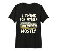 Je Pense par Moi Même Le Plus Souvent Esprit Libre T-Shirt Haut de Gamme