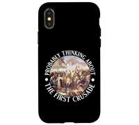 Je Pense Probablement à la première Croisade Coque pour iPhone X/XS
