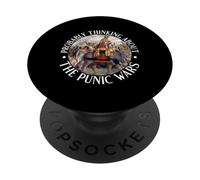 Je Pense Probablement à The Punic Wars Funny Roman PopSockets PopGrip Adhésif