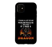 Je Pense Que Beaucoup de Mes problèmes seraient résolus si J'avais Un Dragon Coque pour iPhone 11