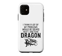 Je Pense Que Beaucoup de Mes problèmes seraient résolus si J'avais Un Dragon Coque pour iPhone 11