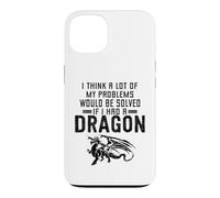 Je Pense Que Beaucoup de Mes problèmes seraient résolus si J'avais Un Dragon Coque pour iPhone 13