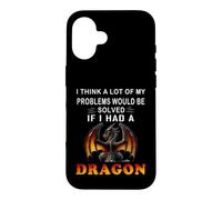 Je Pense Que Beaucoup de Mes problèmes seraient résolus si J'avais Un Dragon Coque pour iPhone 16