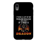 Je Pense Que Beaucoup de Mes problèmes seraient résolus si J'avais Un Dragon Coque pour iPhone XR
