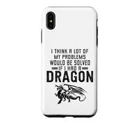 Je Pense Que Beaucoup de Mes problèmes seraient résolus si J'avais Un Dragon Coque pour iPhone XS Max