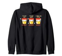 Je Pense Que C'est du Pipi ! Réaliste, optimiste, Pessimiste, à moitié Vide Sweat à Capuche