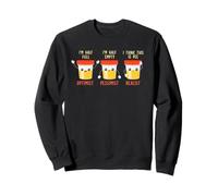 Je Pense Que C'est du Pipi ! Réaliste, optimiste, Pessimiste, à moitié Vide Sweatshirt