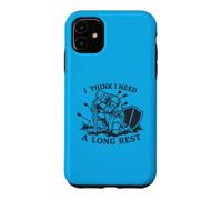 Je Pense Que J'Ai Besoin d'un Long Repos RPG Gamer Knight Coque pour iPhone 11