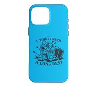 Je Pense Que J'Ai Besoin d'un Long Repos RPG Gamer Knight Coque pour iPhone 16 Pro Max