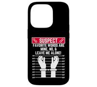 Je Pense Que Mes Mots préférés sont Les miens, Non, Laisse-Moi Seule, Fun Loner Coque pour iPhone 14 Pro