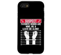 Je Pense Que Mes Mots préférés sont Les miens, Non, Laisse-Moi Seule, Fun Loner Coque pour iPhone SE (2020) / 7/8