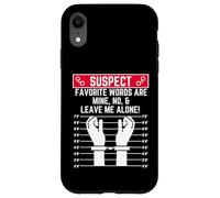 Je Pense Que Mes Mots préférés sont Les miens, Non, Laisse-Moi Seule, Fun Loner Coque pour iPhone XR