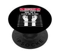 Je Pense Que Mes Mots préférés sont Les miens, Non, Laisse-Moi Seule, Fun Loner PopSockets PopGrip Adhésif