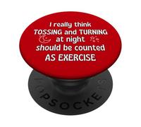 Je Pense Vraiment Que Lancer et Tourner la Nuit devrait être de l'exercice PopSockets PopGrip Adhésif