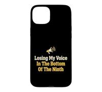 Je perds ma Voix dans Le Cul du neuvième Fan de Baseball Coque pour iPhone 15 Plus