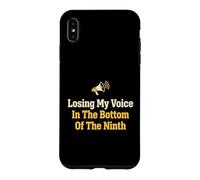 Je perds ma Voix dans Le Cul du neuvième Fan de Baseball Coque pour iPhone XS Max