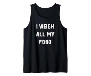 Je pèse Tous Mes Aliments Débardeur