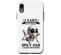 Je pète Parce Que C'est Le Seul gaz Que Je Peux me permettre Un Squelette Coque pour iPhone XR