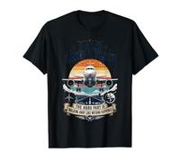 Je Peux atterrir sur Un Avion Citation rétro drôle de Pilote T-Shirt Graphique avec Valeur
