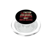 Je Peux Commencer spontanément à Parler du Solstice d'hiver PopSockets PopGrip pour MagSafe