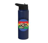 Je peux construire ce bloc de construction Building Brick Builder Kids Stainless Steel Insulated Water Bottle